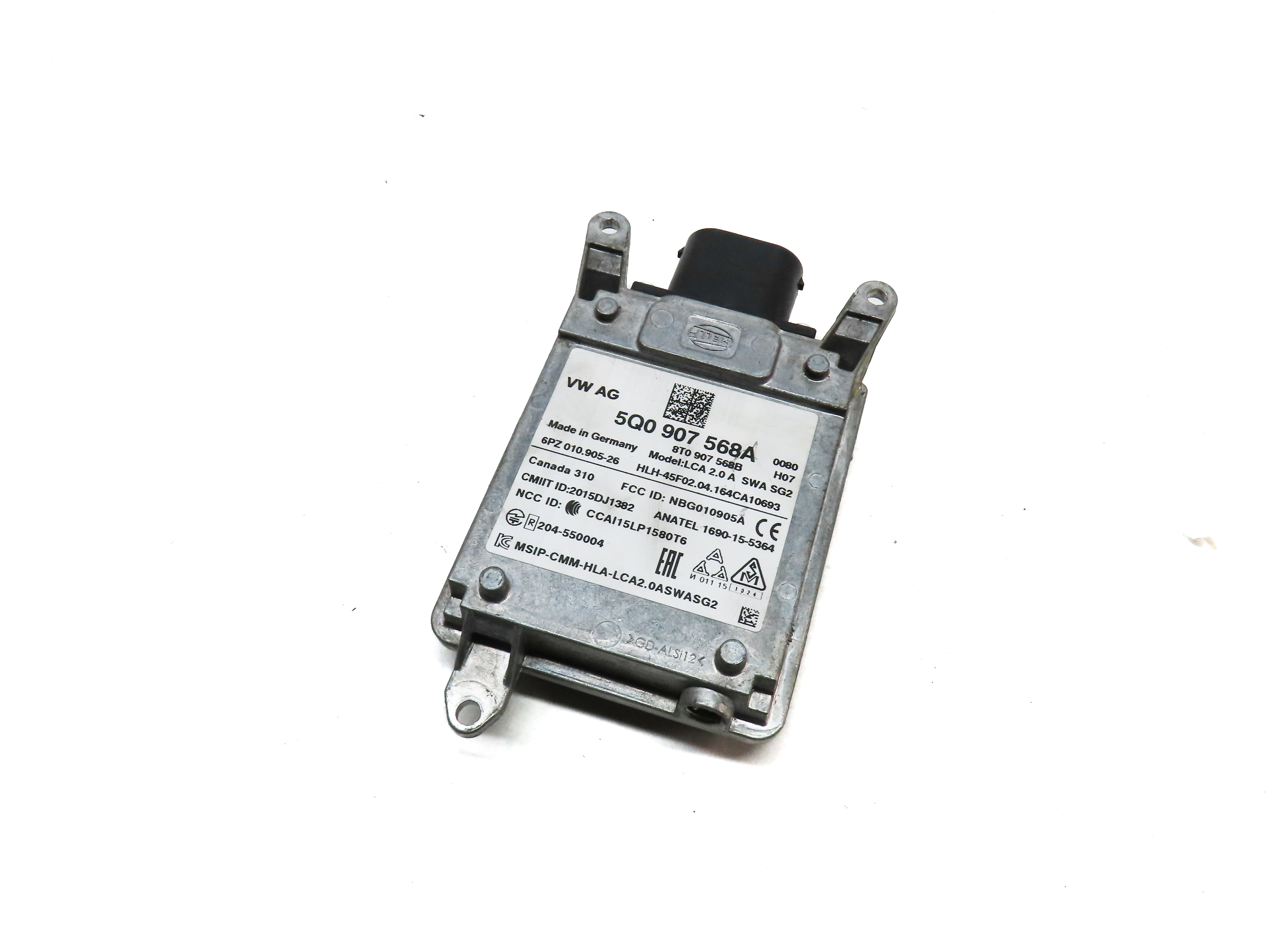 2015-2016 AUDI A3 S3 (8V) BLIND SPOT RADAR SENSOR MODULE (SLAVE) — exact item pictured